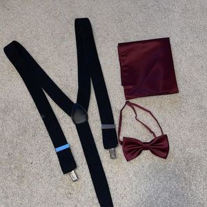 Bow tie, Pocket Square, Suspenders